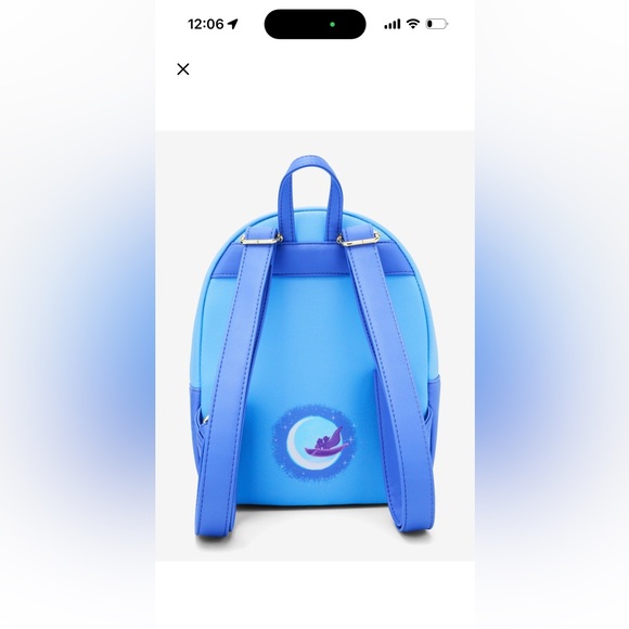 Disney Loungefly Aladdin and Jasmine magic carpet ride mini backpack - Picture 3 of 6